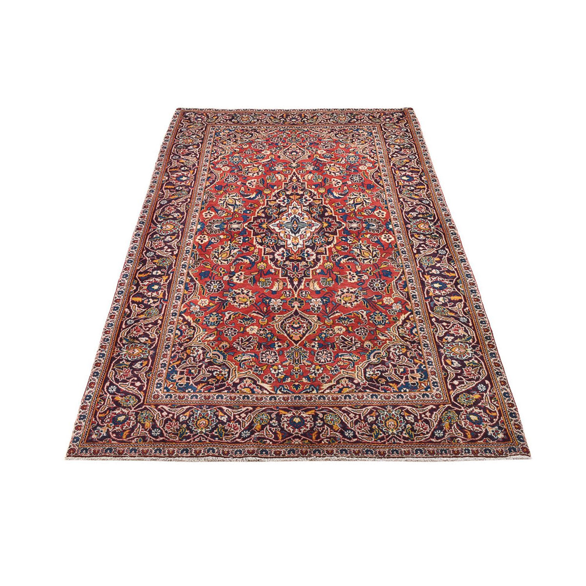 Tappeto Persero - Keshan - 220 x 136 cm - rosso chiaro