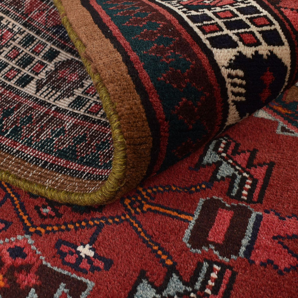 Tappeto corsia Tappeto Persero - Nomade - 220 x 100 cm - rosso