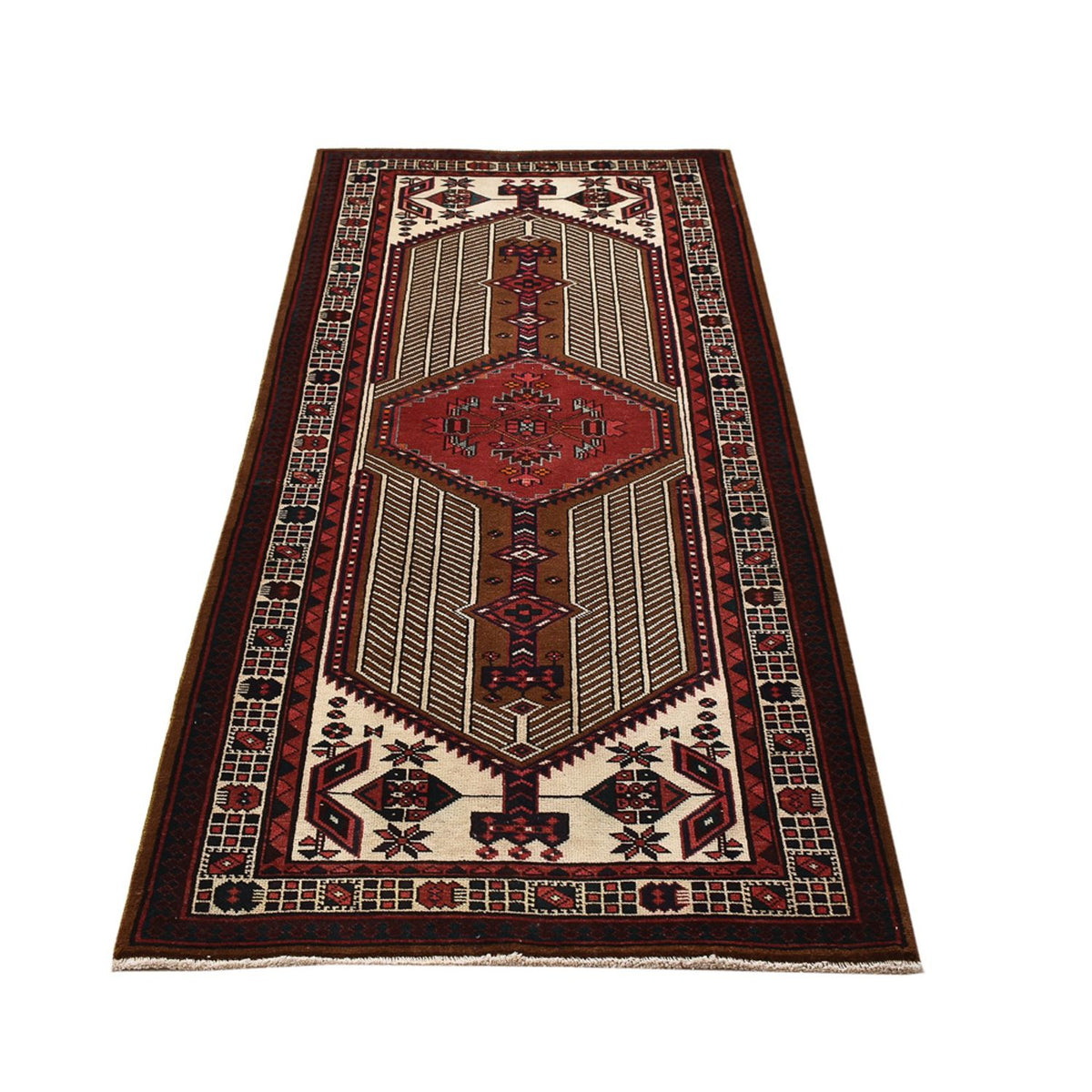 Tappeto corsia Tappeto Persero - Nomade - 220 x 100 cm - rosso