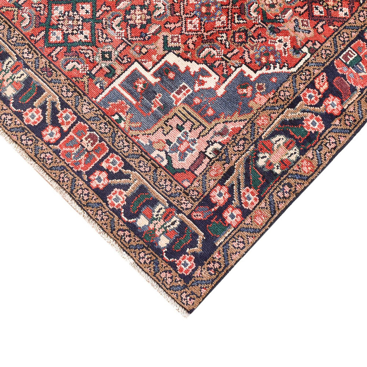 Tappeto Persero - Nomade - 156 x 105 cm - rosso scuro