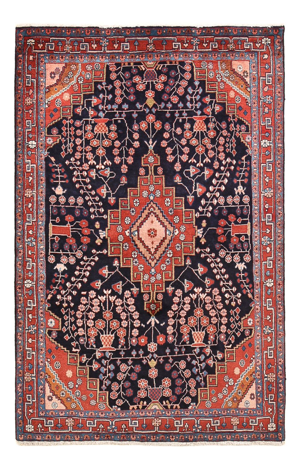 Tappeto Persero - Nomade - 208 x 137 cm - blu scuro