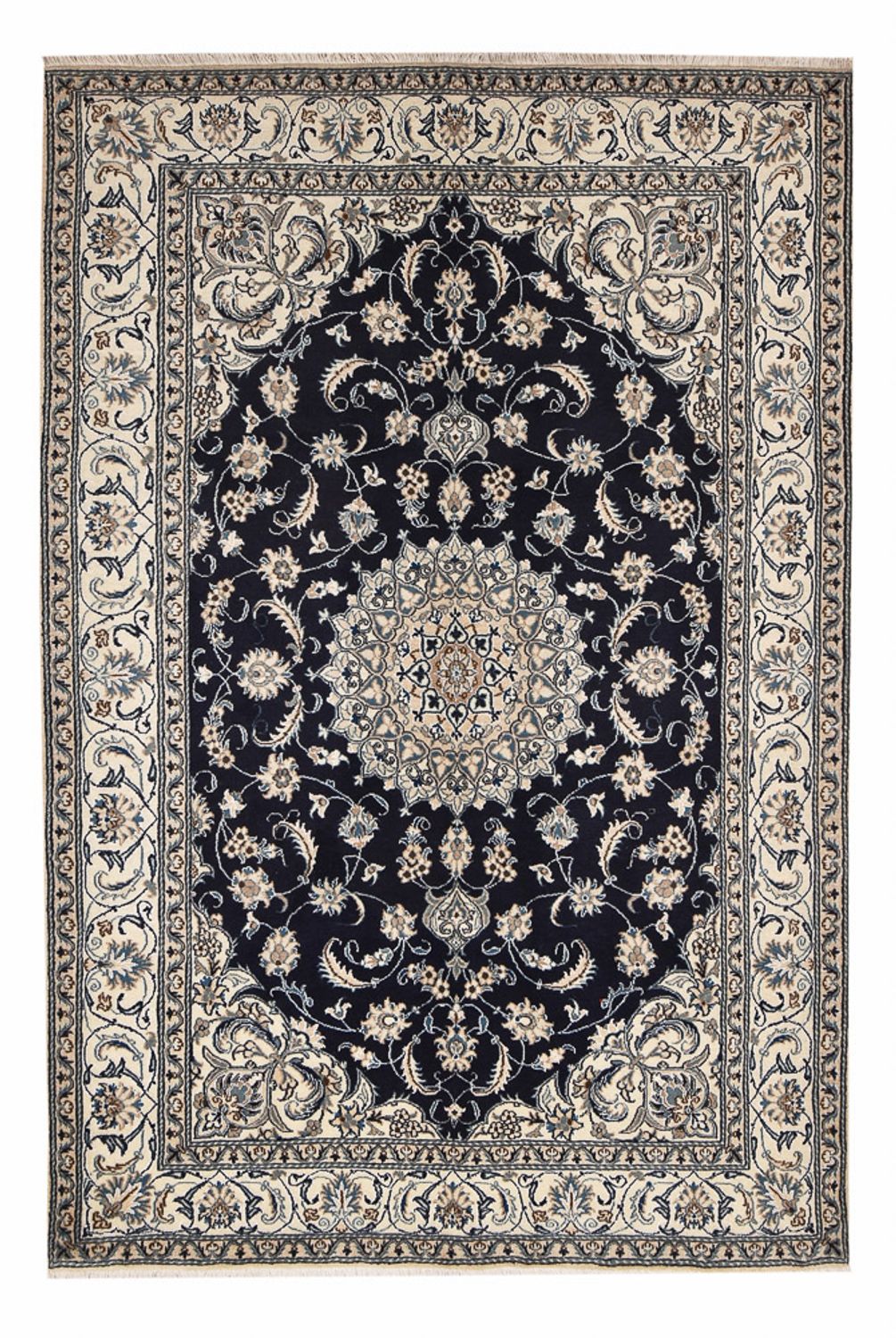 Tappeto Persero - Nain - 291 x 195 cm - blu scuro