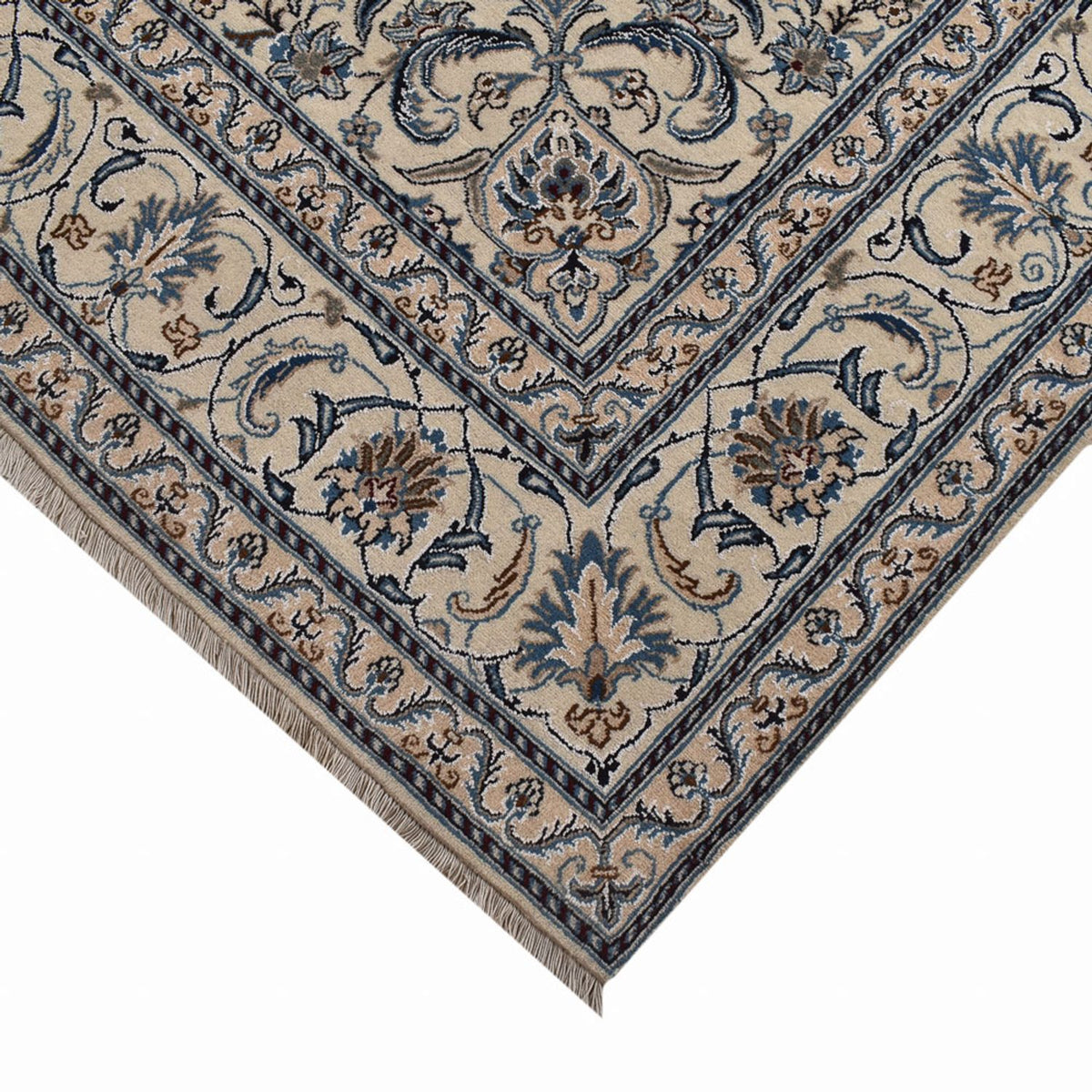 Tappeto Persero - Nain - 295 x 200 cm - blu scuro