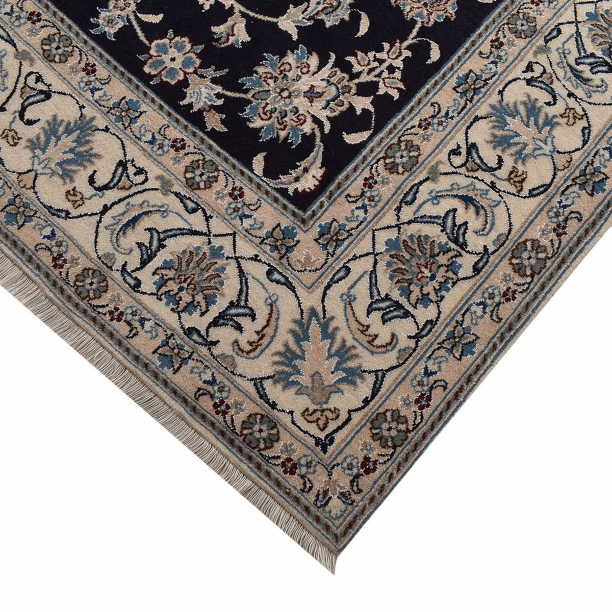 Tappeto Persero - Nain - 310 x 198 cm - blu scuro
