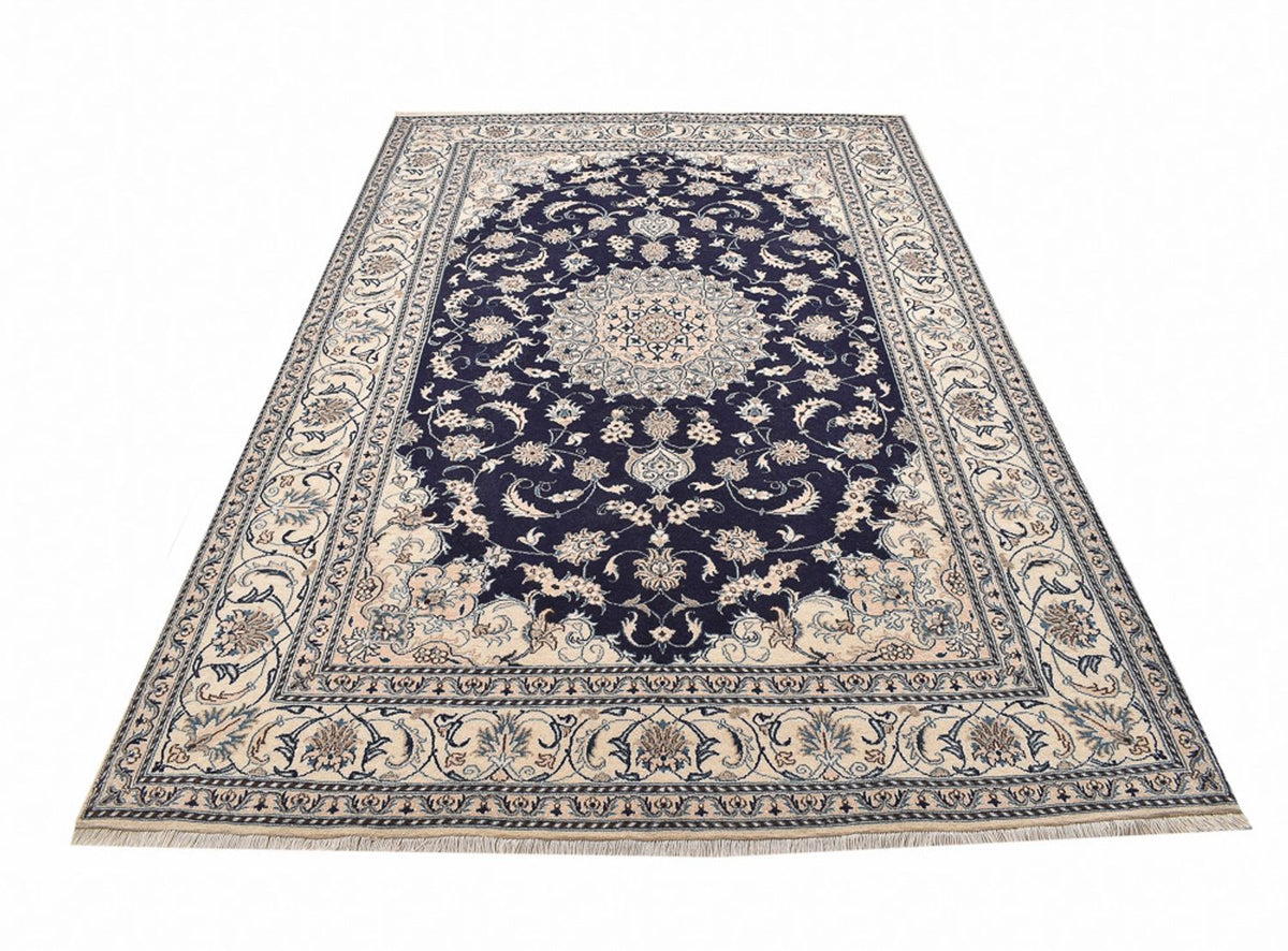 Tappeto Persero - Nain - 295 x 195 cm - blu scuro