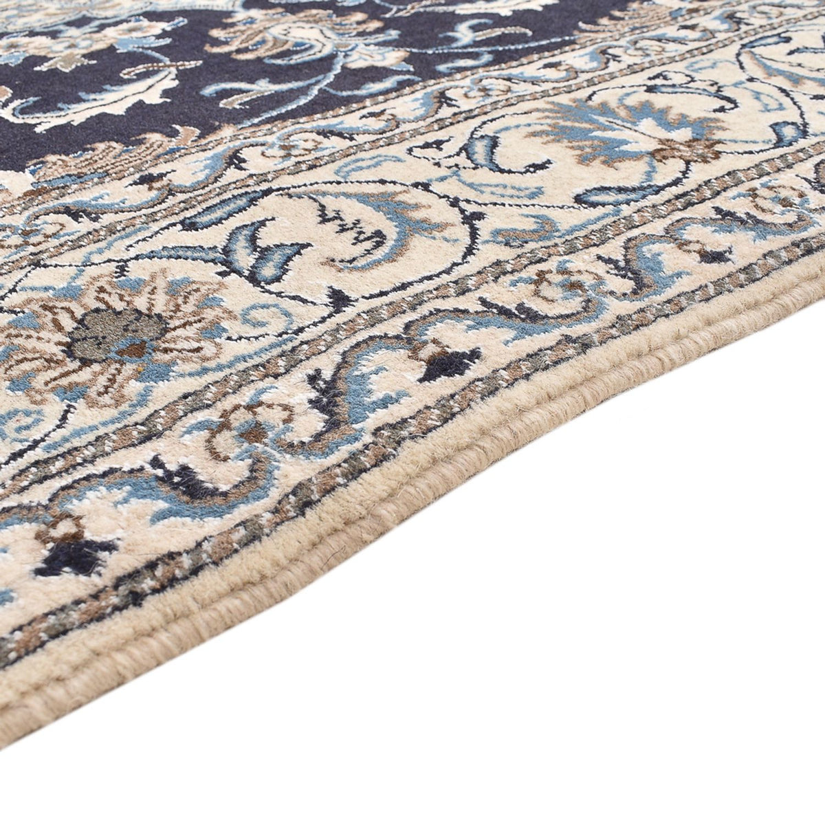 Tappeto Persero - Nain - 236 x 165 cm - blu scuro