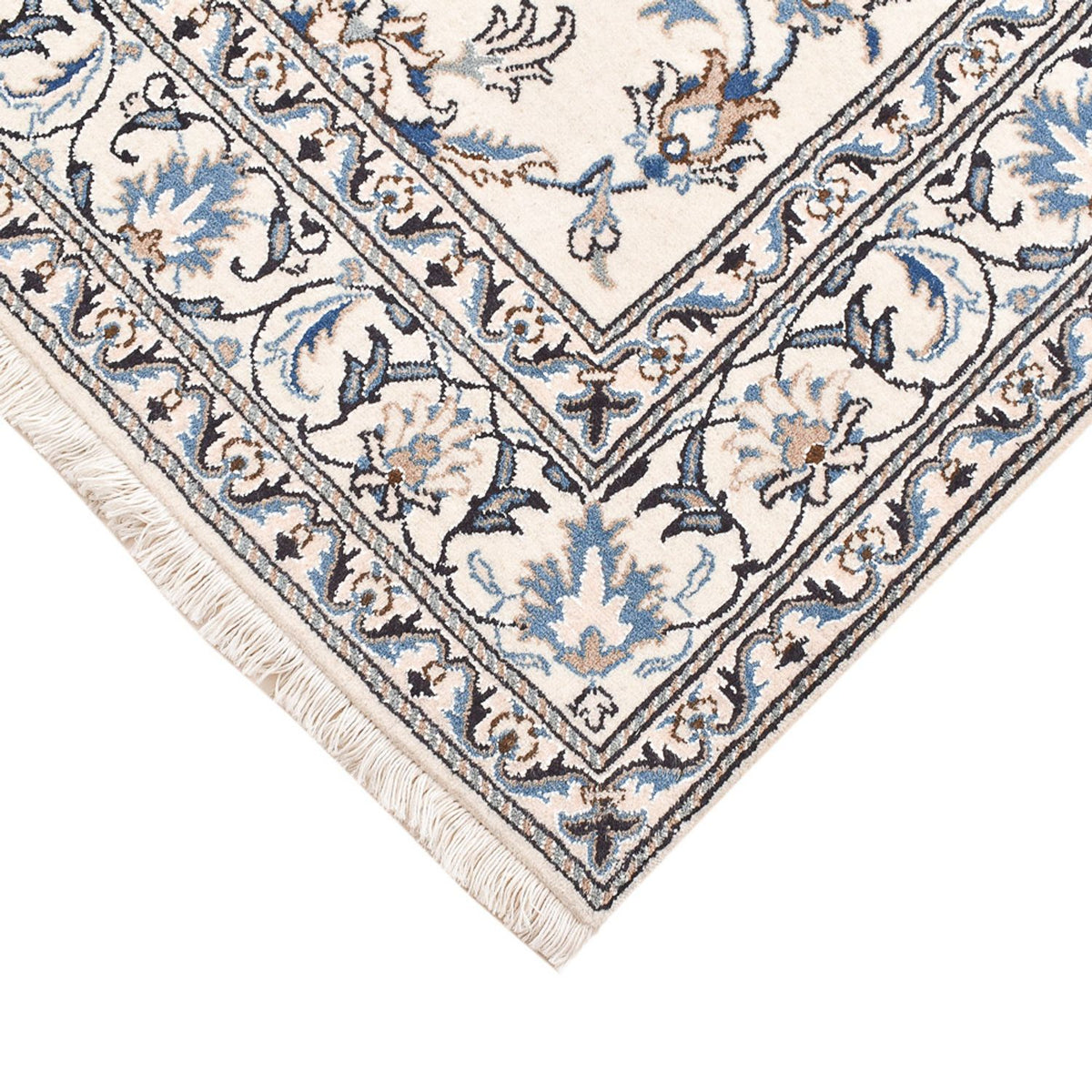 Tappeto Persero - Nain - 203 x 145 cm - grigio chiaro
