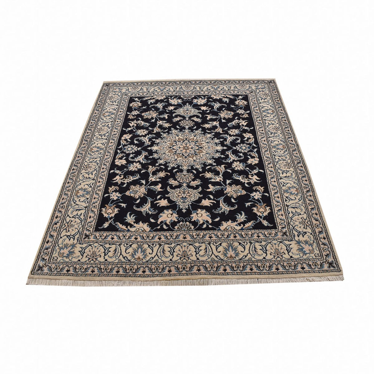 Tappeto Persero - Nain - 200 x 149 cm - blu scuro