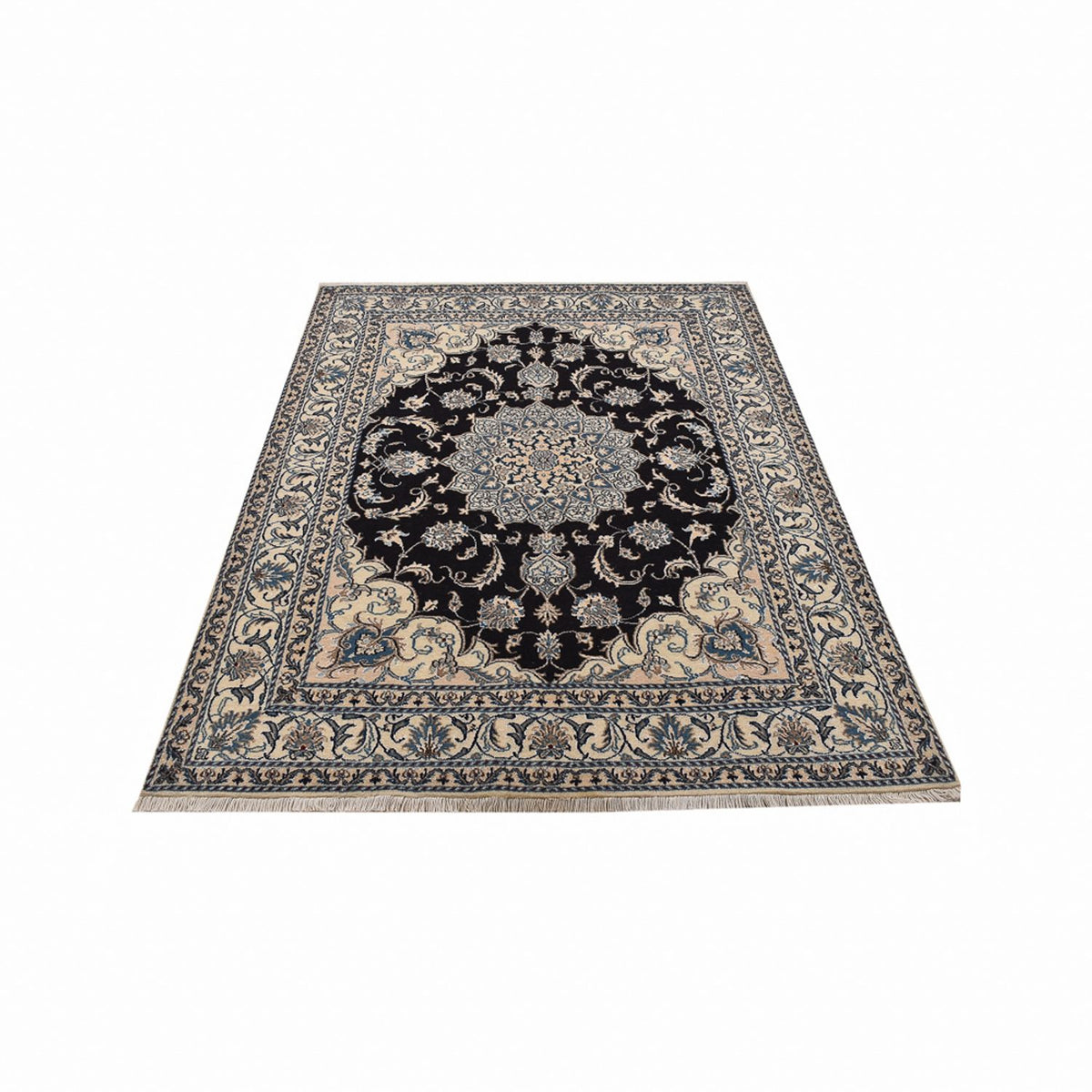 Tappeto Persero - Nain - 210 x 149 cm - blu scuro