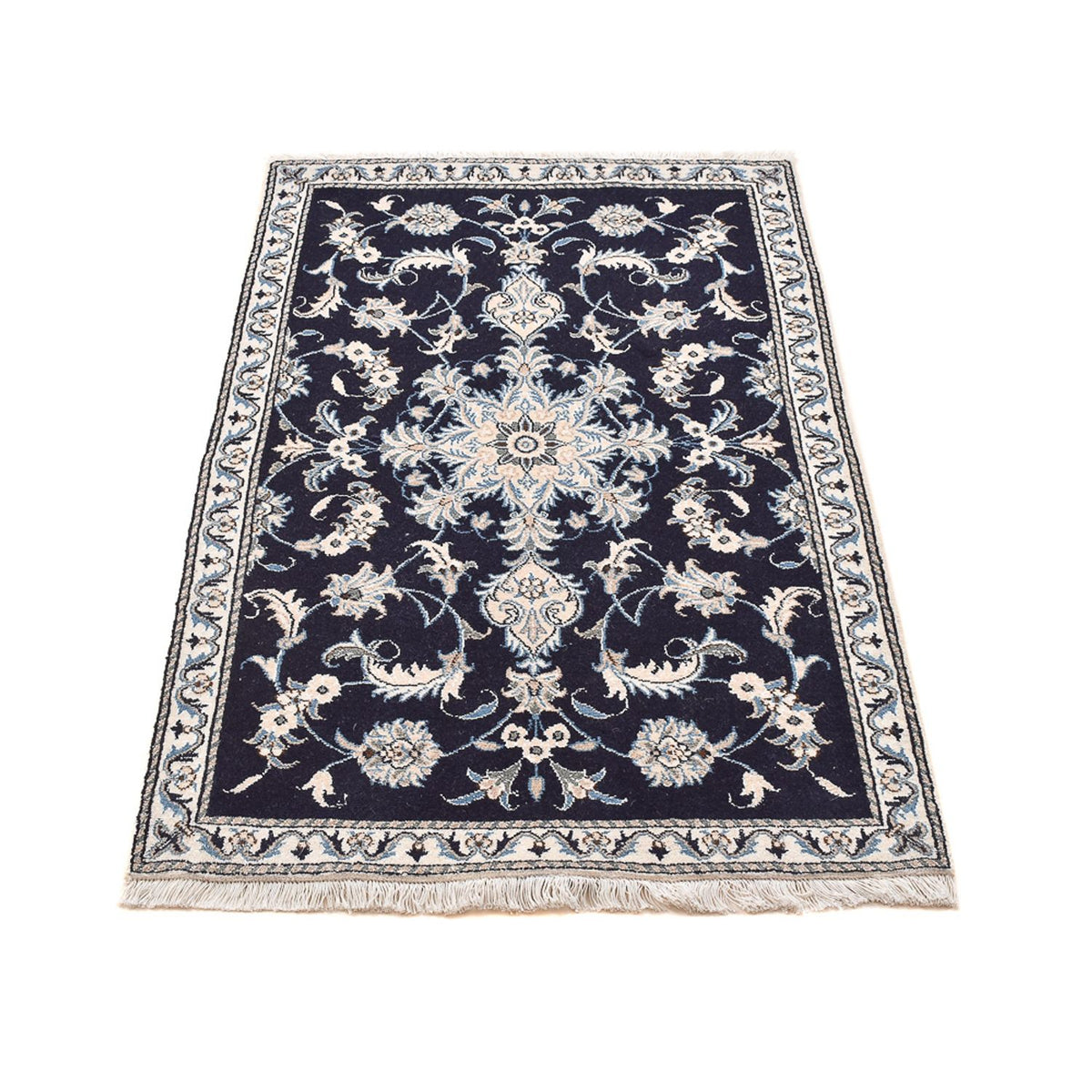 Tappeto Persero - Nain - 140 x 87 cm - blu scuro