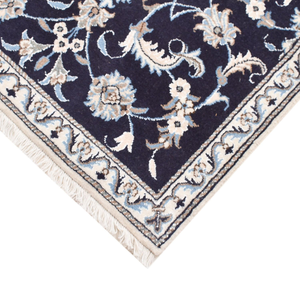 Tappeto Persero - Nain - 140 x 89 cm - blu scuro