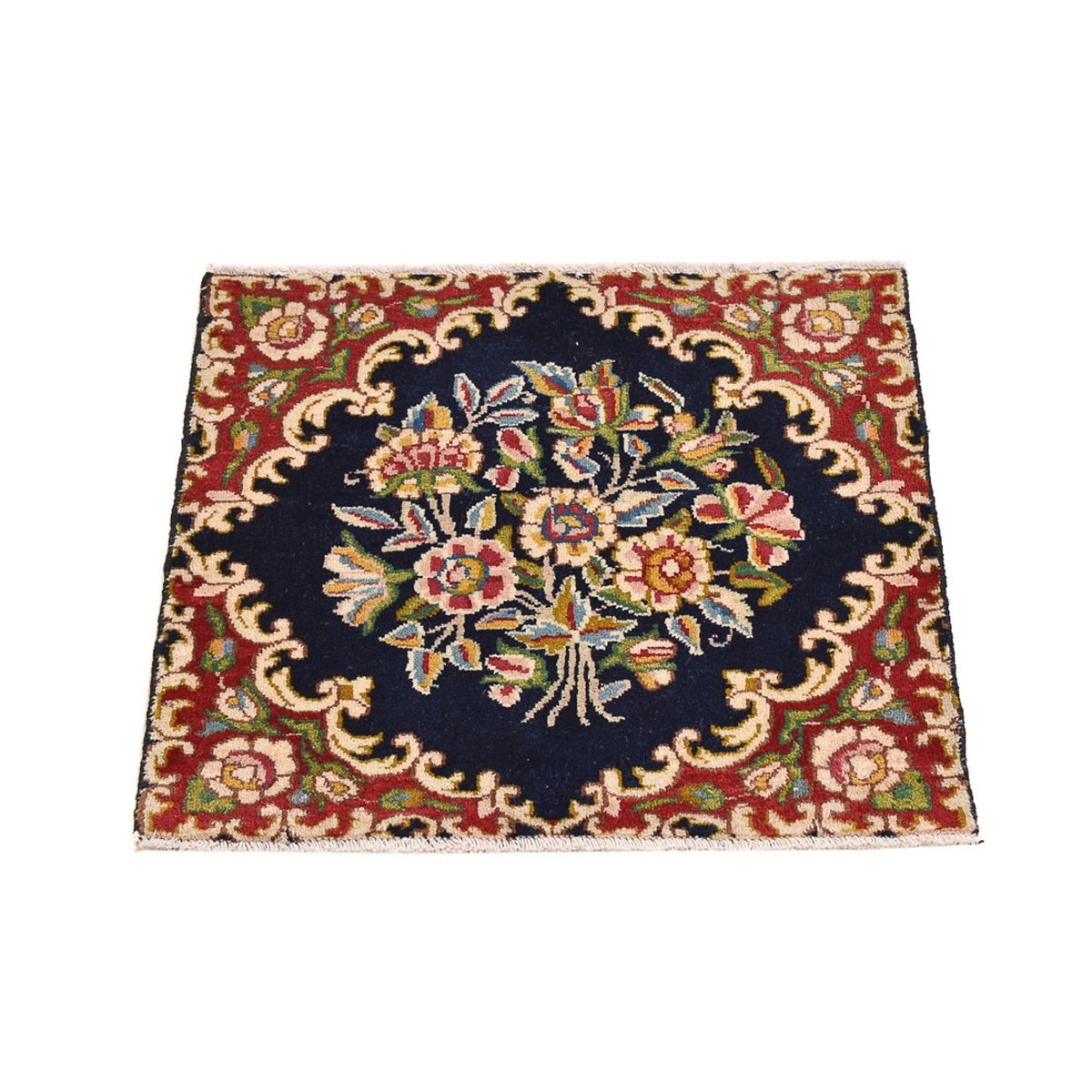 Tappeto Persero - Nomade quadrato  - 50 x 50 cm - rosso scuro