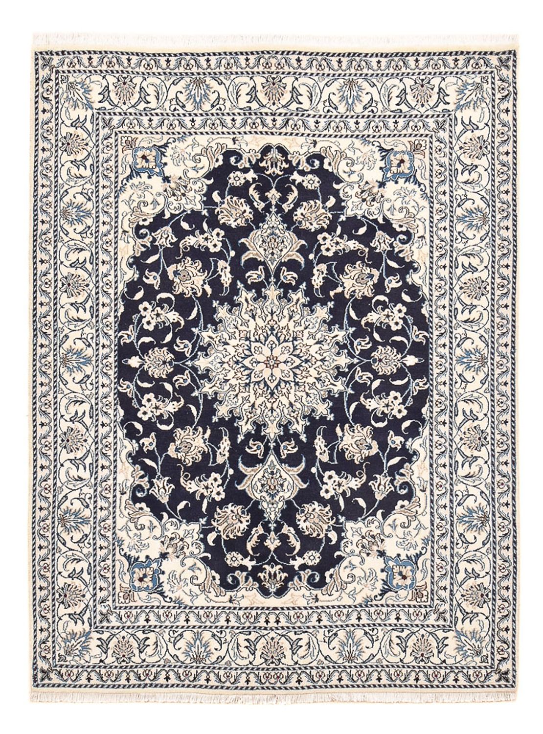Tappeto Persero - Nain - 198 x 149 cm - blu scuro