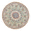Tappeto Persero - Nain - Reale rotondo  - 139 x 139 cm - verde chiaro
