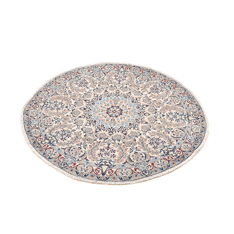 Tappeto Persero - Nain - Reale rotondo  - 136 x 136 cm - grigio