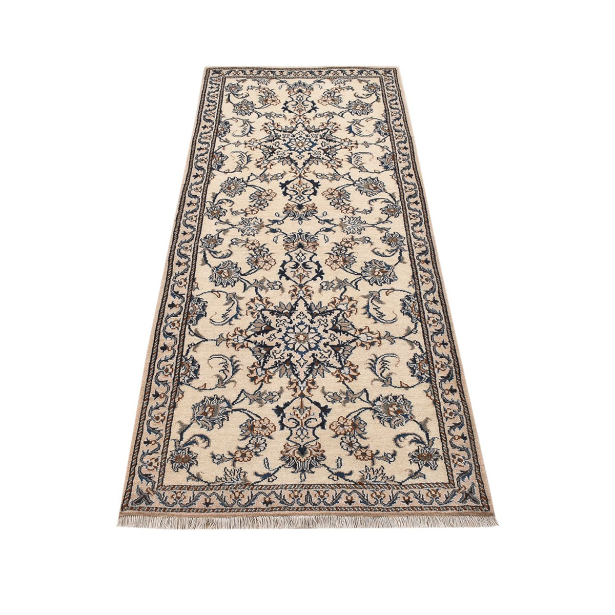 Tappeto corsia Tappeto Persero - Nain - 205 x 79 cm - beige