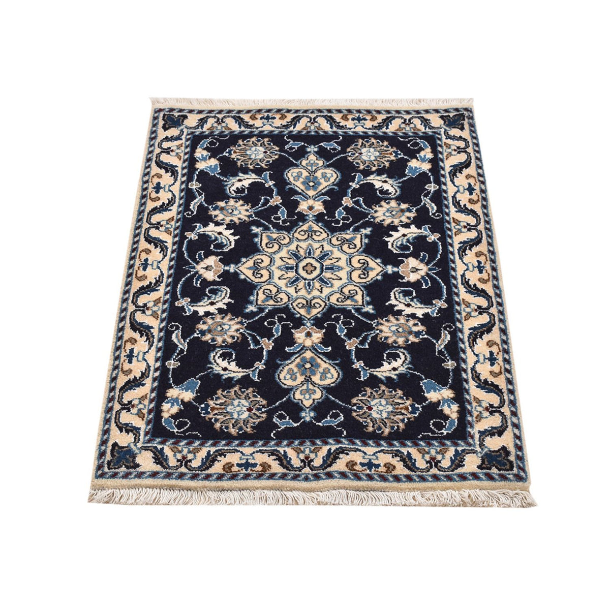 Tappeto Persero - Nain - 90 x 60 cm - blu scuro