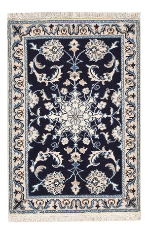 Tappeto Persero - Nain - 89 x 57 cm - blu scuro