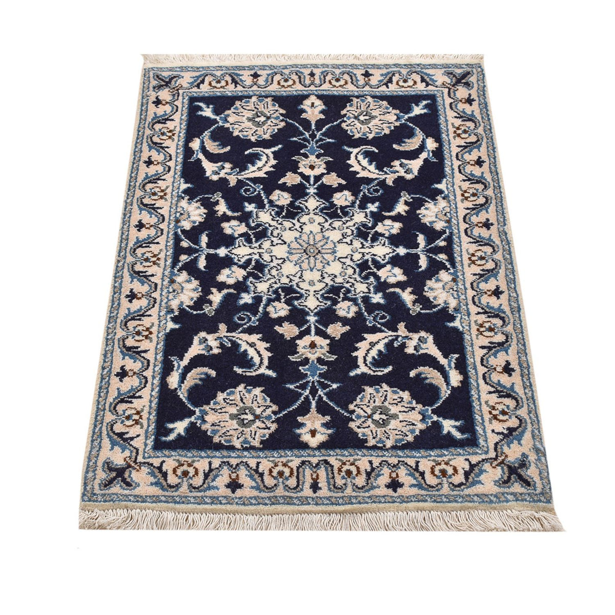 Tappeto Persero - Nain - 89 x 57 cm - blu scuro