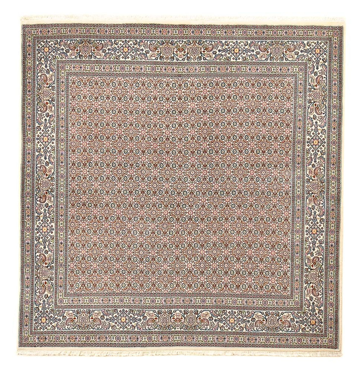 Tappeto Persero - Classico quadrato - 200 x 200 cm - marrone chiaro