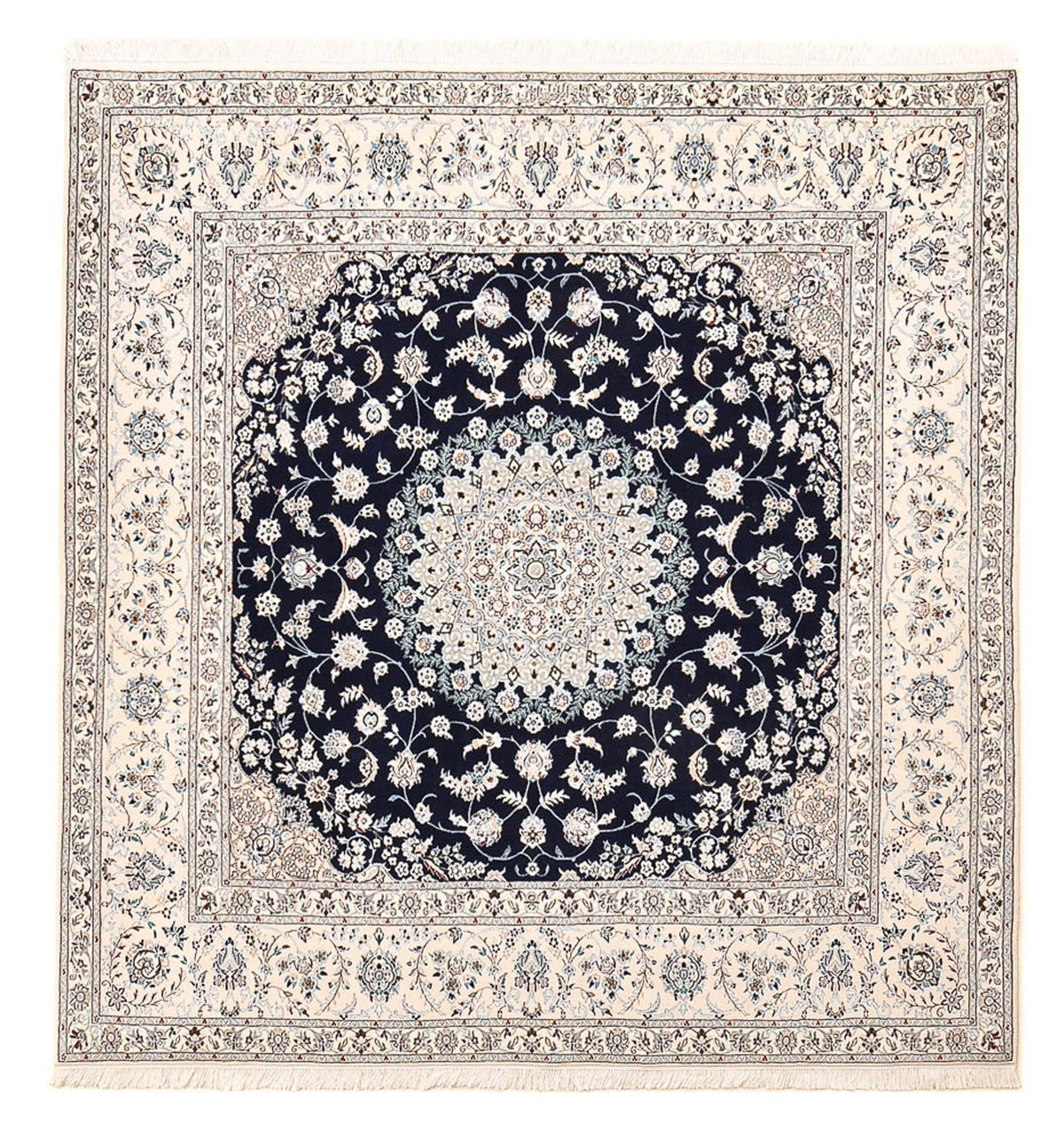 Tappeto Persero - Nain - Premio quadrato  - 206 x 206 cm - blu scuro