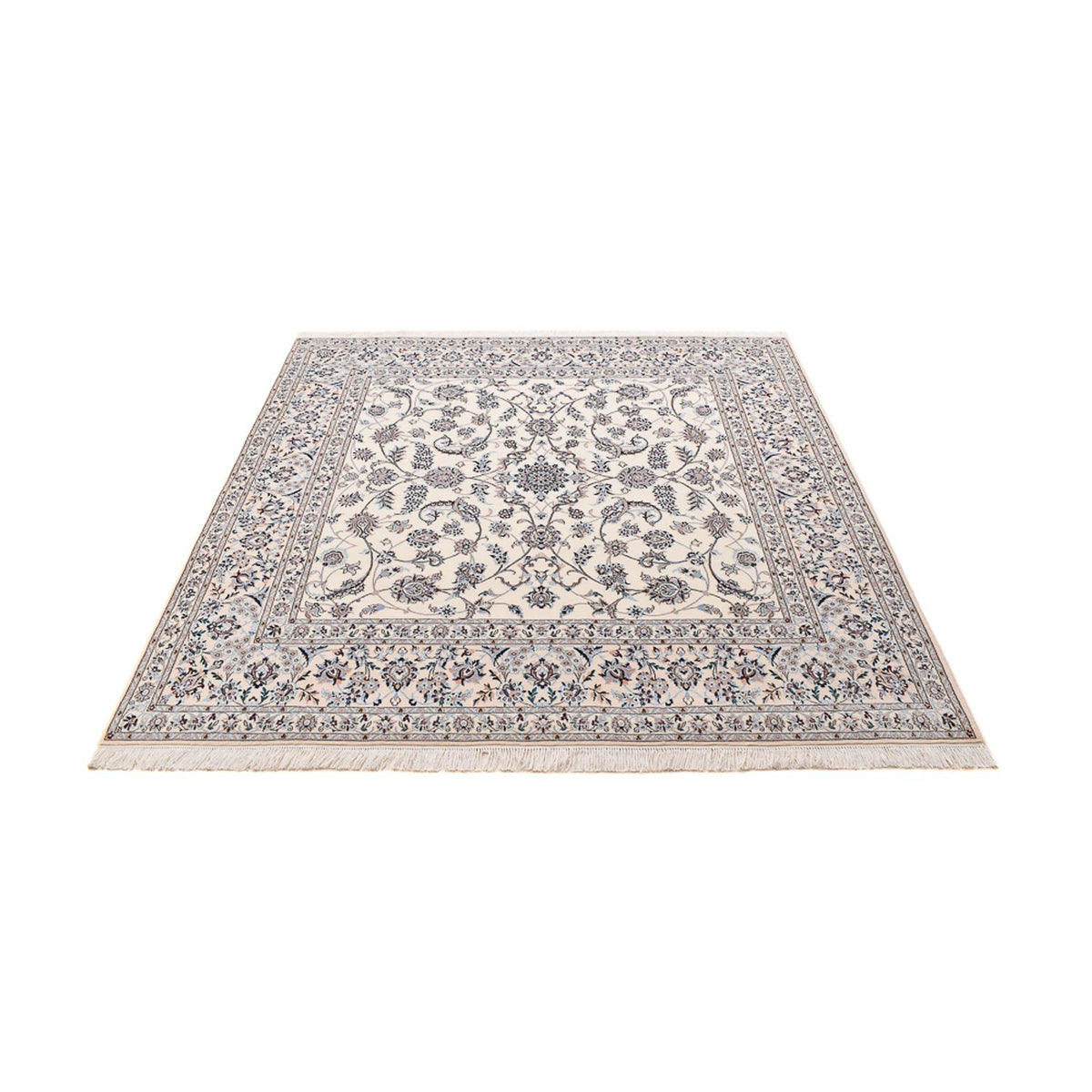 Tappeto Persero - Nain - Premio quadrato  - 204 x 207 cm - grigio chiaro