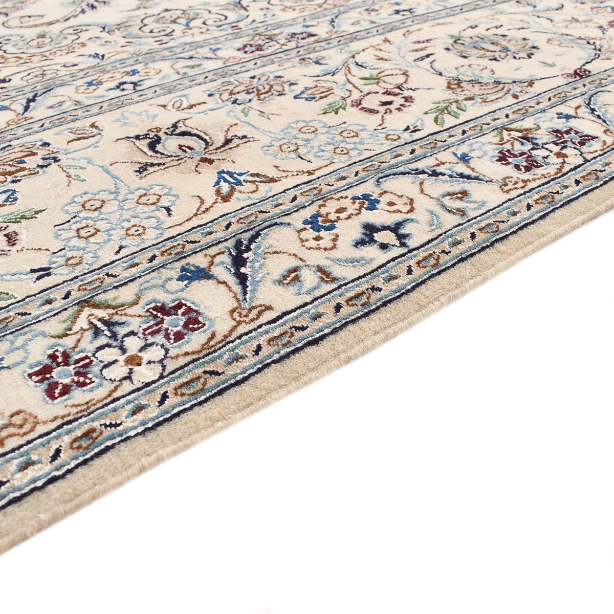 Tappeto Persero - Nain - Reale - 305 x 205 cm - grigio chiaro