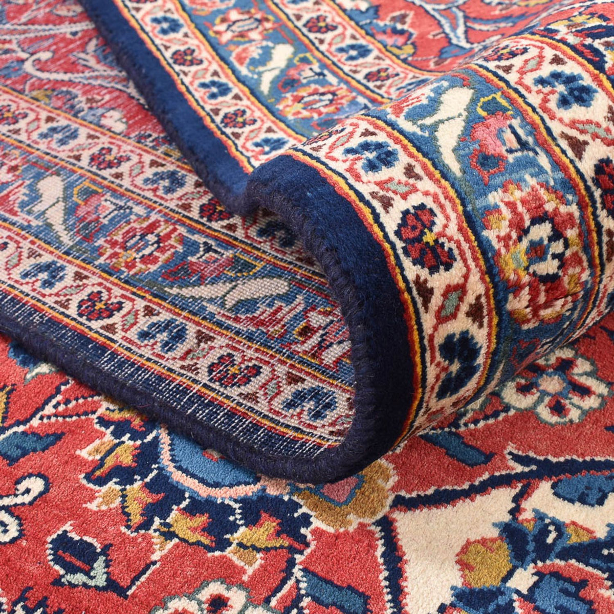 Tappeto Persero - Keshan - 407 x 300 cm - blu scuro