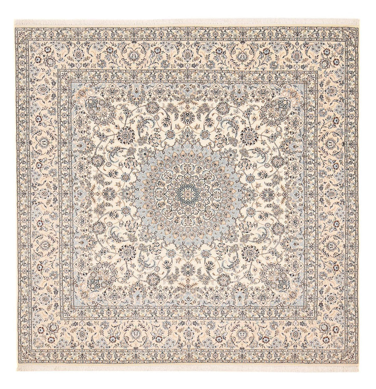Tappeto Persero - Nain - Reale quadrato - 308 x 303 cm - bianco