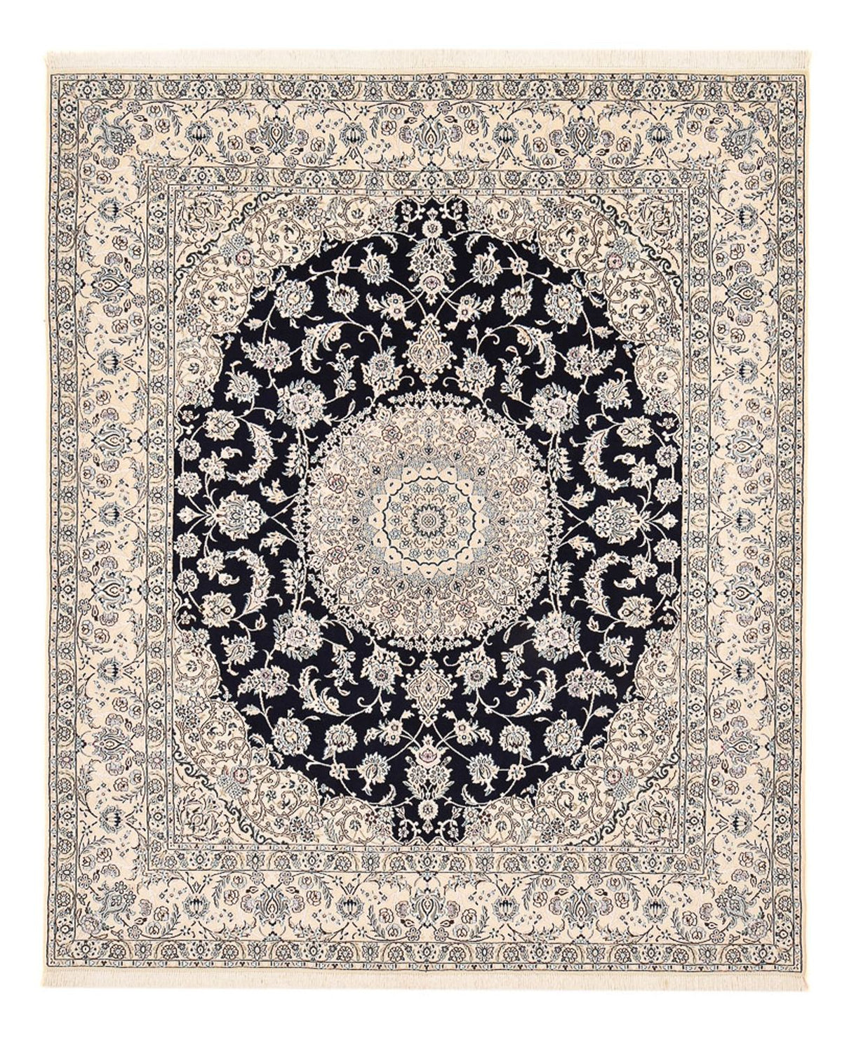 Tappeto Persero - Nain - Reale - 303 x 250 cm - blu scuro