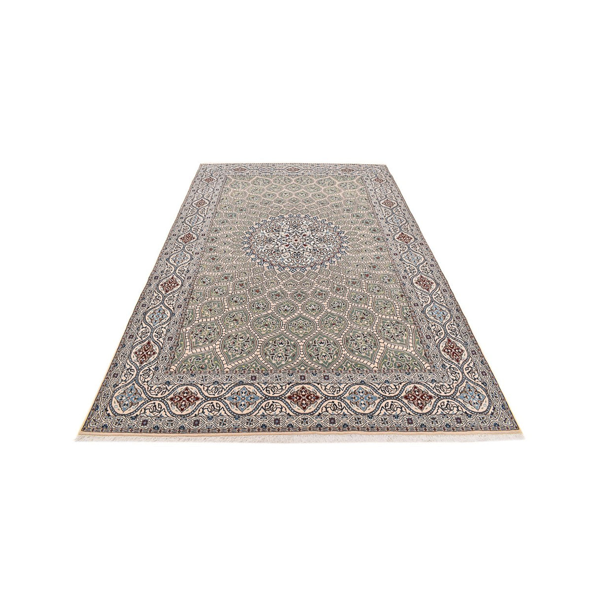 Tappeto Persero - Nain - Reale - 315 x 202 cm - taupe