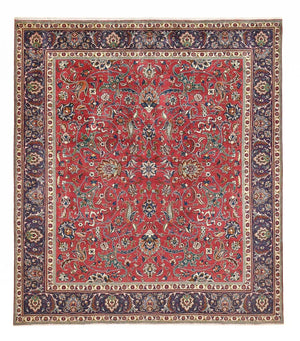 Tappeto Persero - Tabriz forma speciale  - 348 x 307 cm - rosso