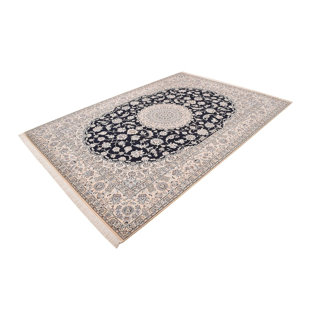 Tappeto Persero - Nain - Reale - 356 x 251 cm - blu scuro
