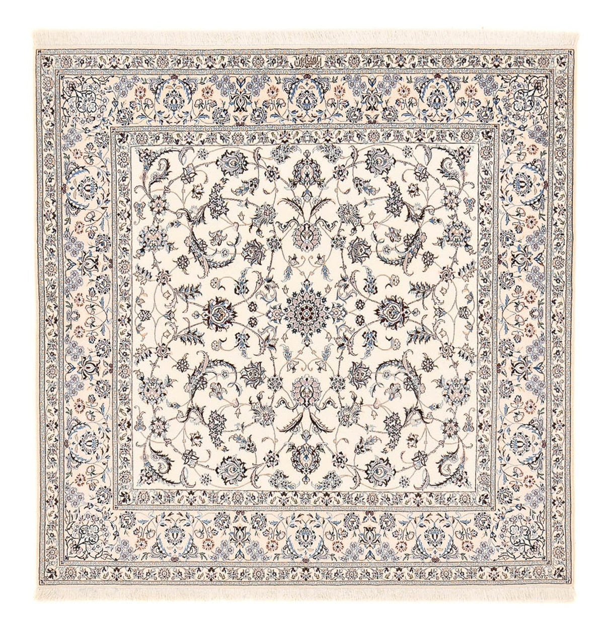 Tappeto Persero - Nain - Premio quadrato - 212 x 212 cm - bianco