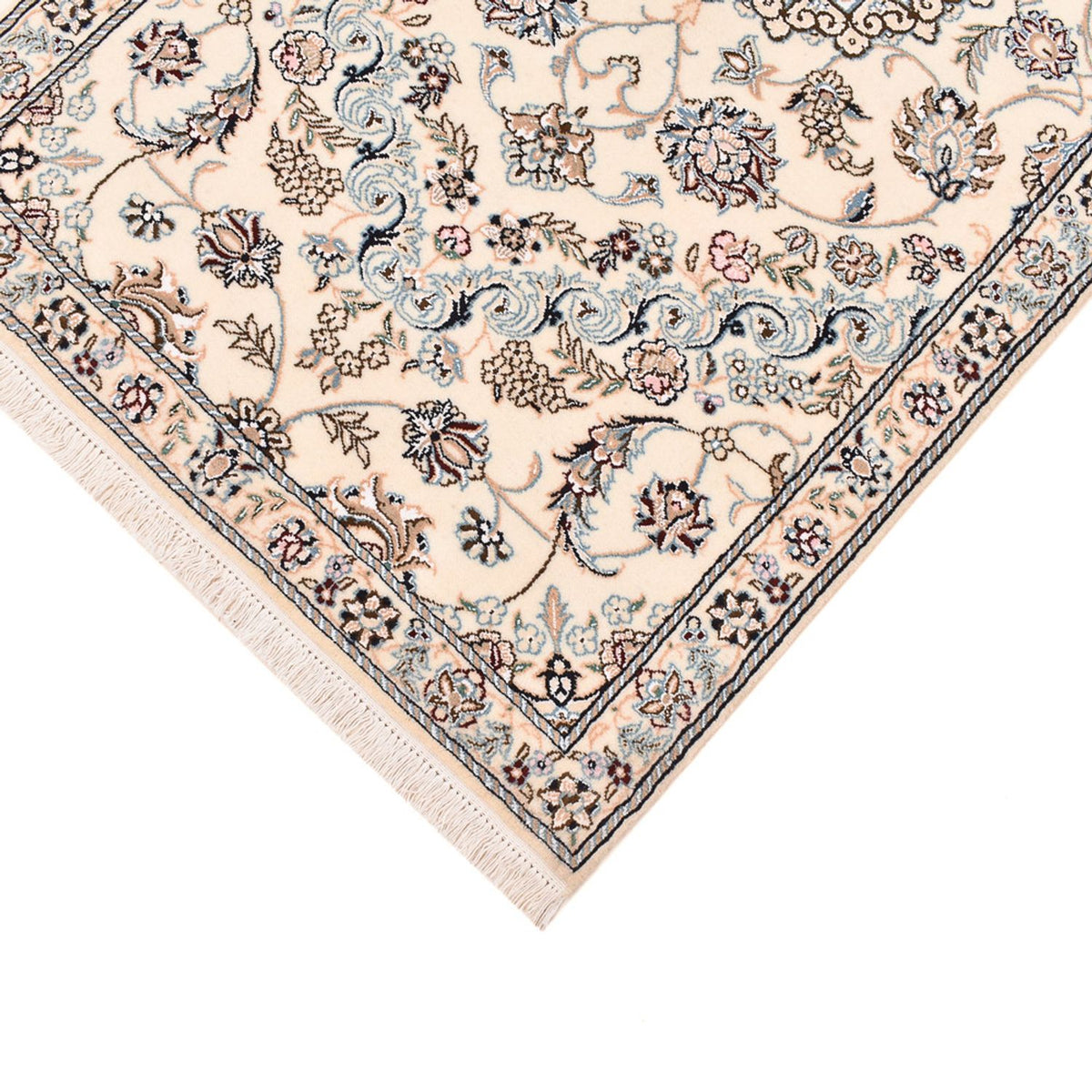Tappeto corsia Tappeto Persero - Nain - Reale - 330 x 90 cm - bianco