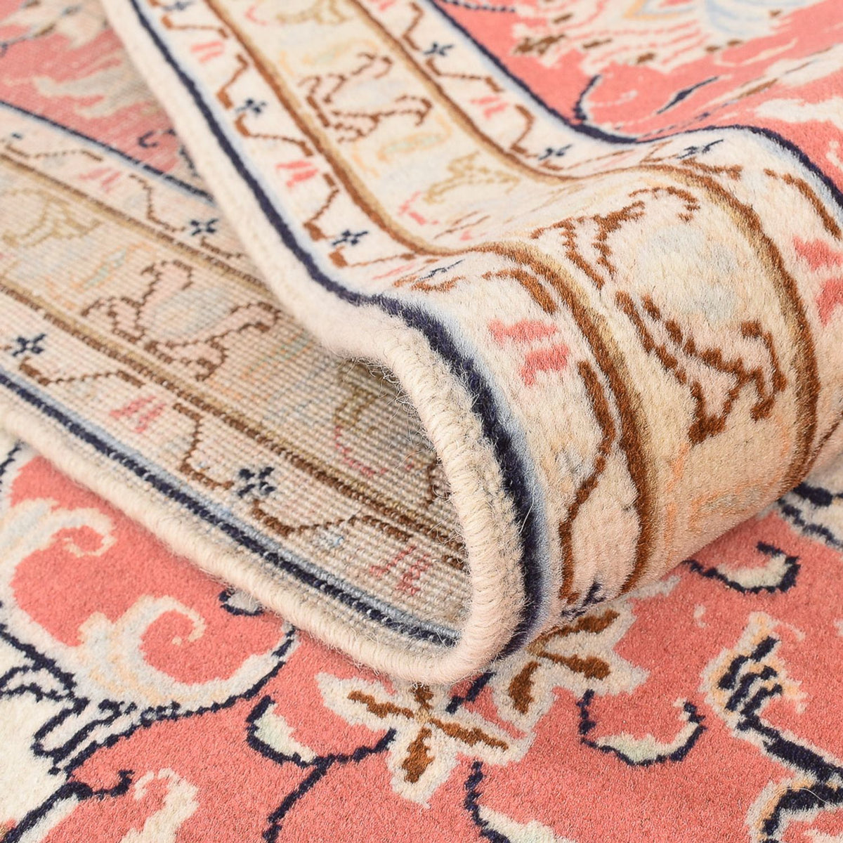Tappeto Persero - Keshan - 342 x 243 cm - beige chiaro