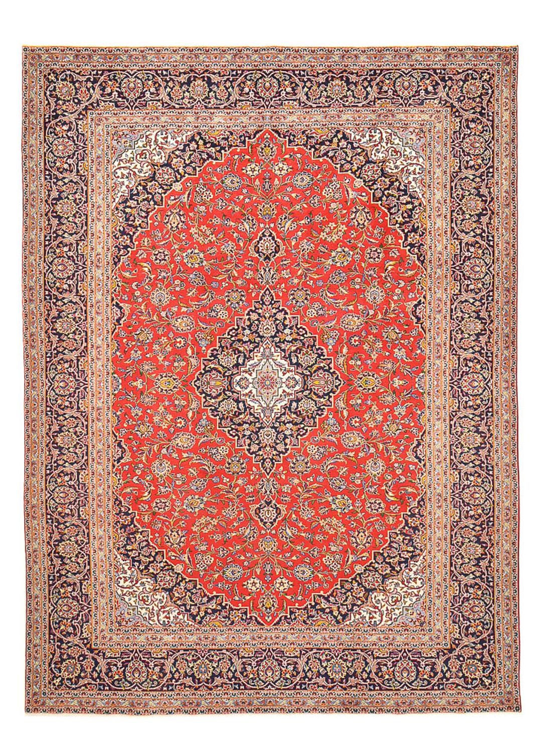 Tappeto Persero - Keshan - 394 x 287 cm - rosso