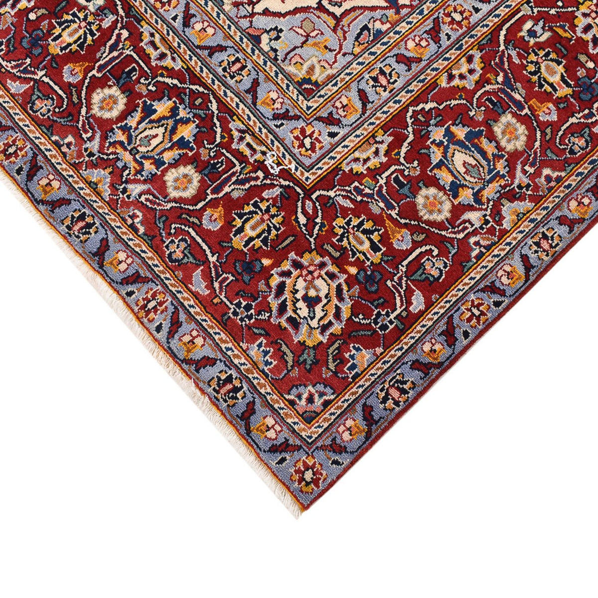 Tappeto Persero - Keshan - 330 x 217 cm - blu scuro