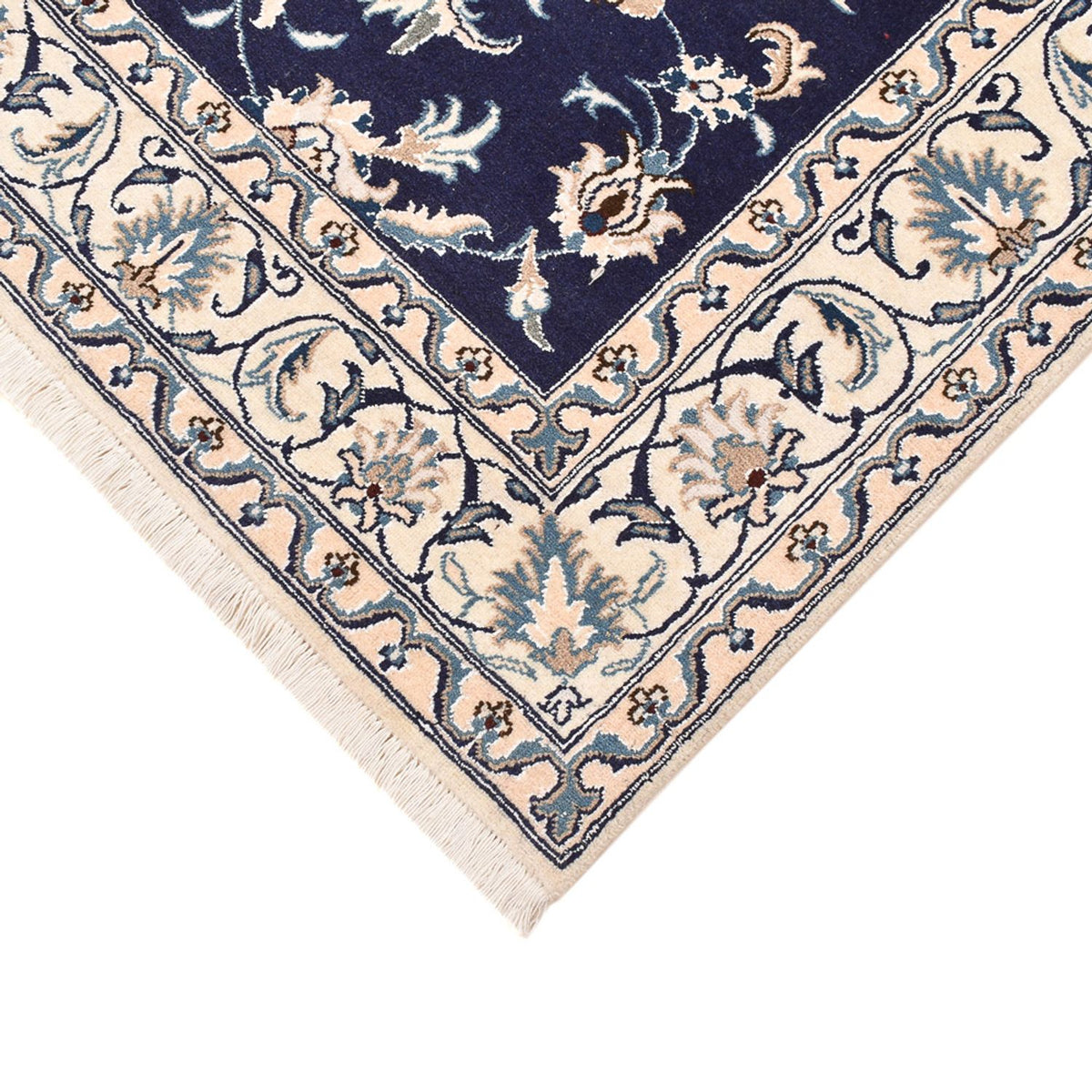 Tappeto Persero - Nain - 194 x 146 cm - blu scuro
