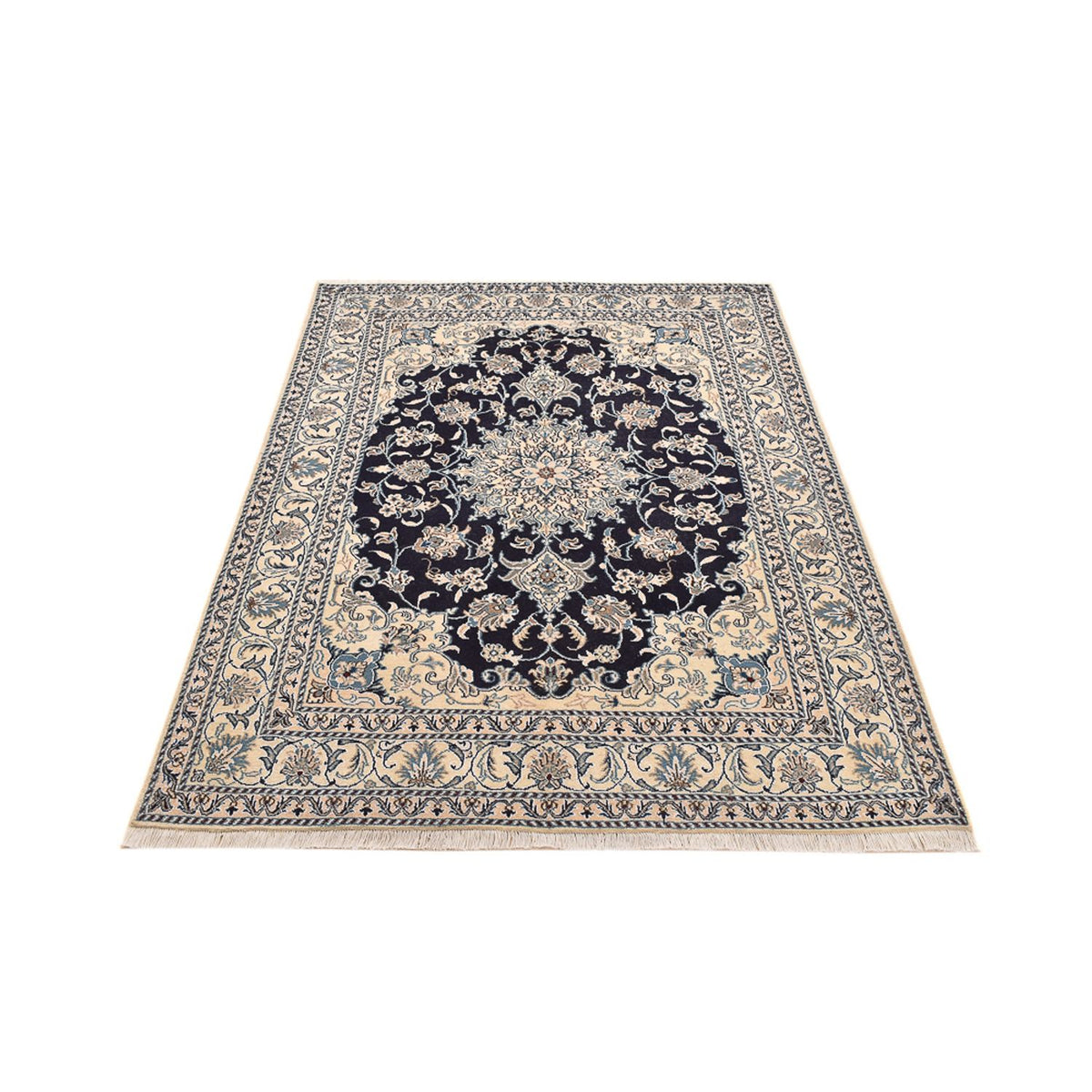 Tappeto Persero - Nain - 203 x 150 cm - blu scuro