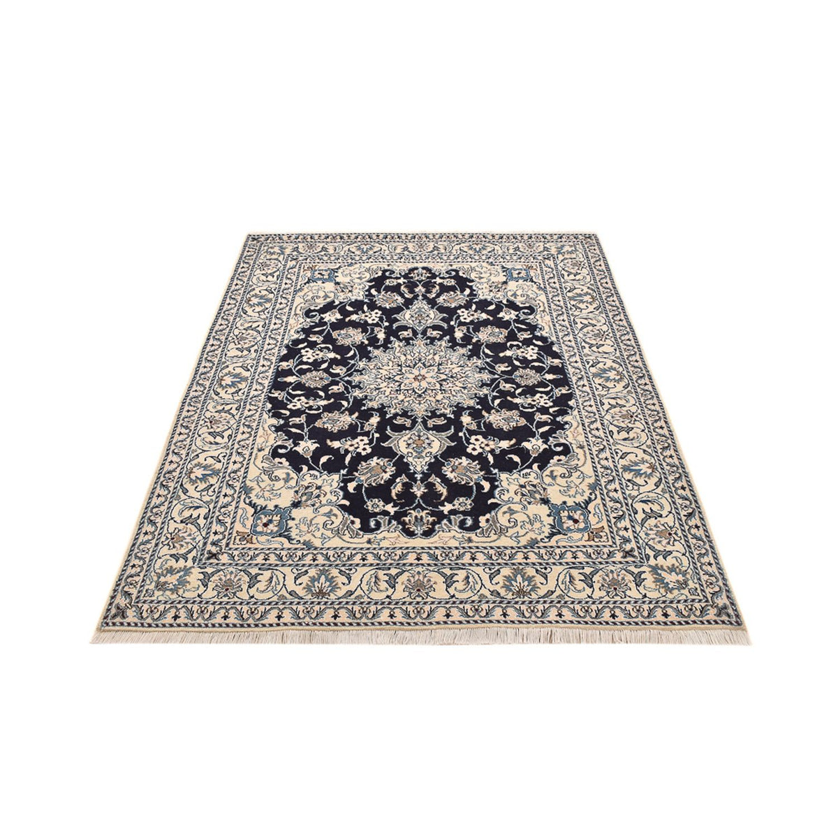 Tappeto Persero - Nain - 203 x 150 cm - blu scuro