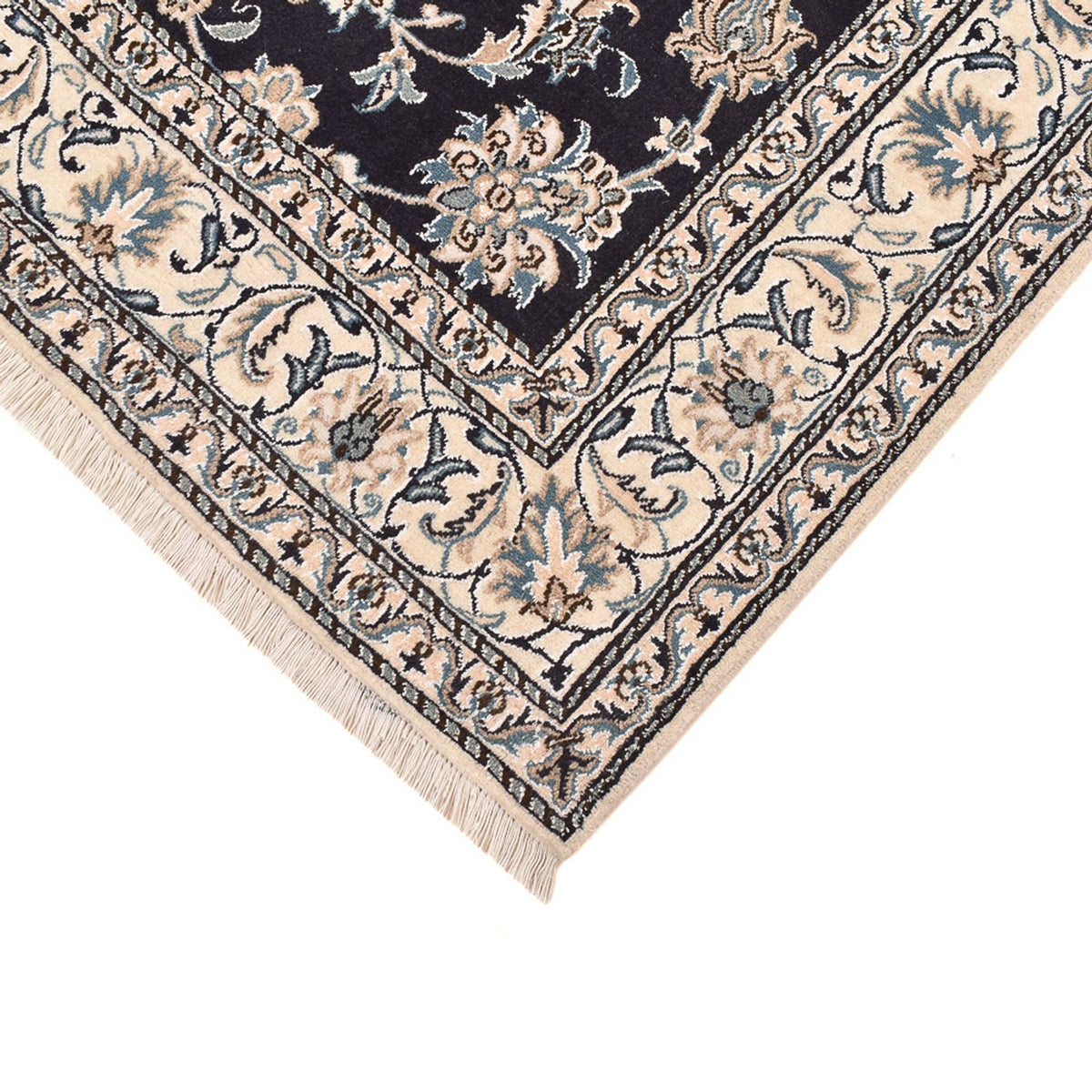 Tappeto Persero - Nain - 242 x 165 cm - blu scuro