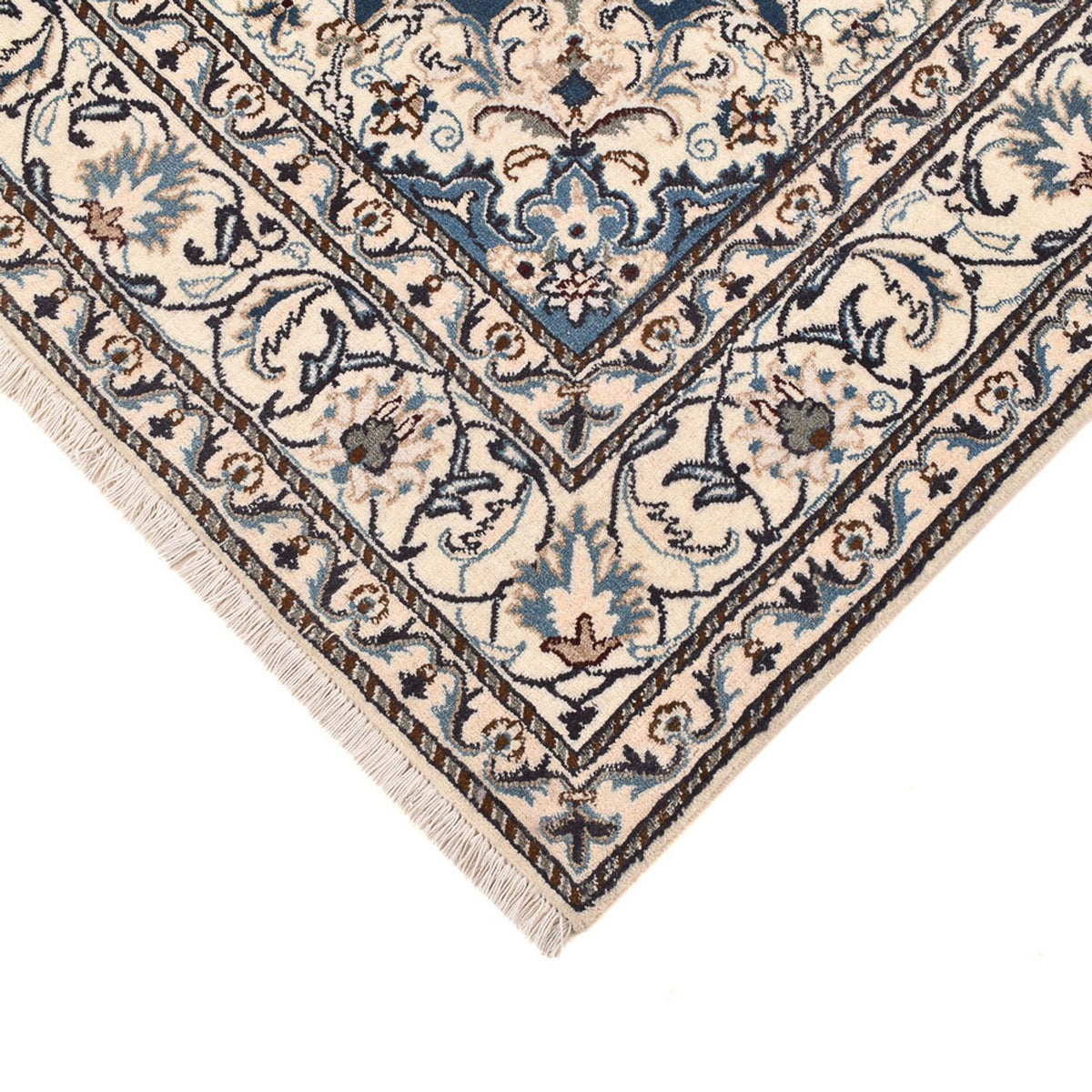 Tappeto Persero - Nain - 233 x 168 cm - blu chiaro