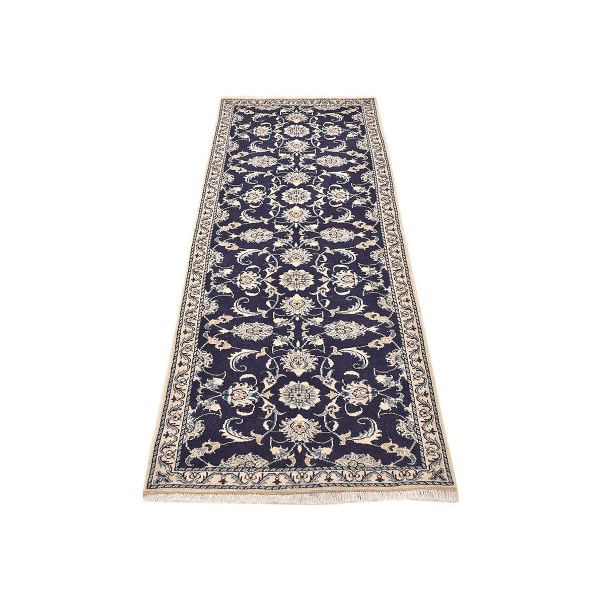 Tappeto corsia Tappeto Persero - Nain - 241 x 79 cm - blu scuro