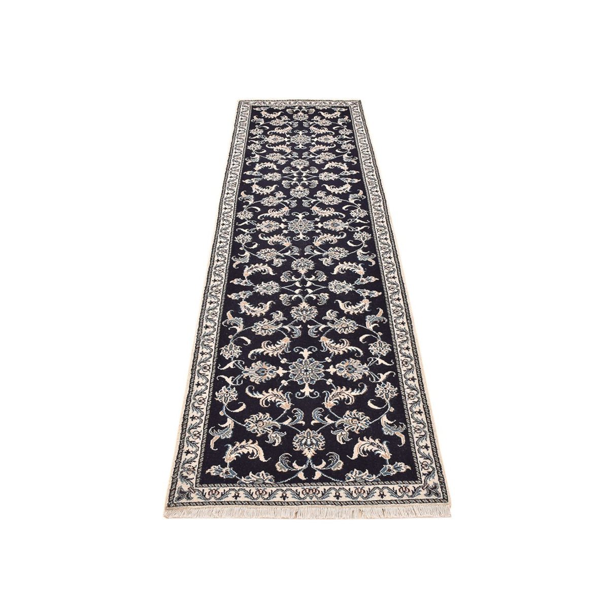 Tappeto corsia Tappeto Persero - Nain - 290 x 79 cm - blu scuro