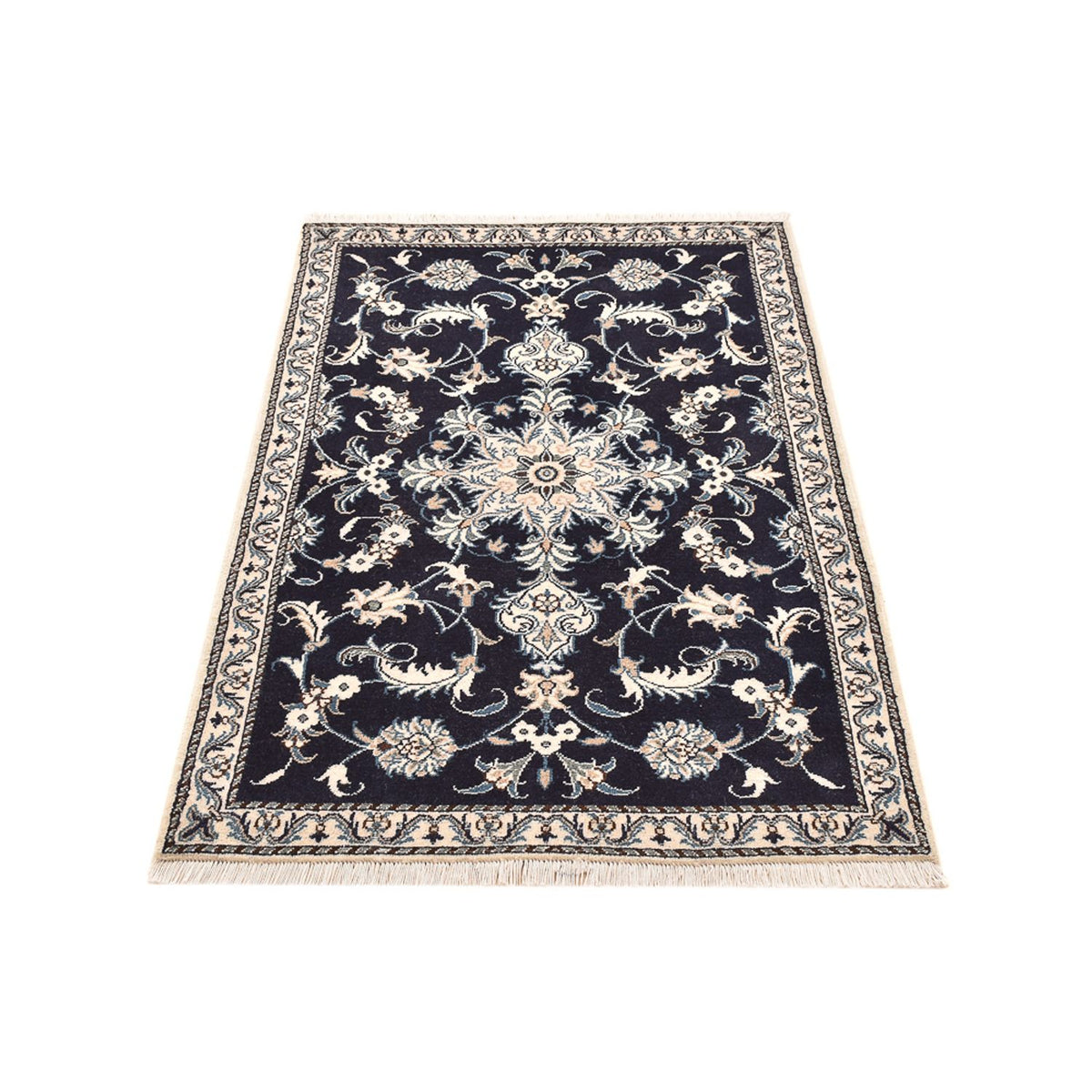 Tappeto Persero - Nain - 137 x 87 cm - blu scuro