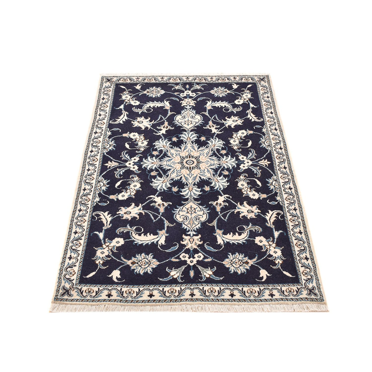 Tappeto Persero - Nain - 150 x 90 cm - blu scuro