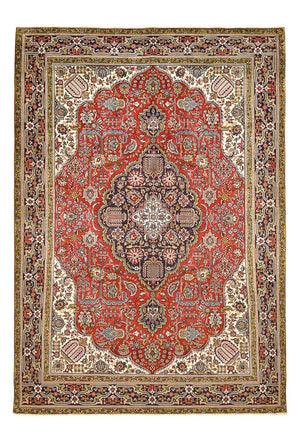 Tappeto Persero - Tabriz - 347 x 242 cm - rosso chiaro
