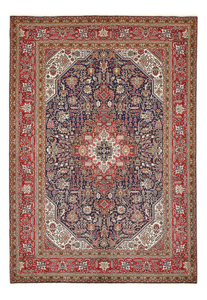 Tappeto Persero - Tabriz - 295 x 200 cm - blu scuro