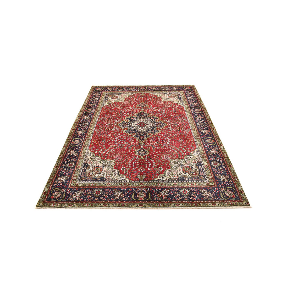 Tappeto Persero - Tabriz - 275 x 190 cm - rosso